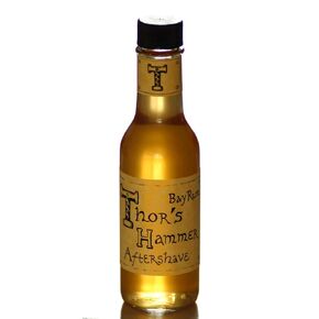 Bay Rum Aftershave, Viking Aftershave, Thor's Hammer Classic Bay Rum, All Natural and Handmade 5 oz.