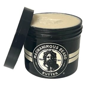 THE MAGNANIMOUS BEARD BUTTER (4 OZ) "CRETE" SCENT (KENTUCKY BOURBON, APPLE, PEACH, CLOVE, VANILLA, CEDAR & MUSK) - THE NON-GREASIEST BEARD BUTTER ON THE PLANET, ZEUS APPROVED!