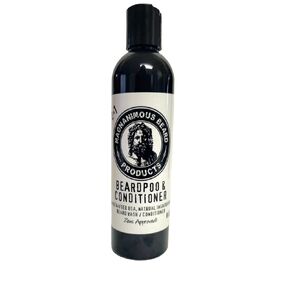 MAGNANIMOUS ALL-NATURAL BEARDPOO 2-IN-1 (6 SCENT OPTIONS TO CHOOSE FROM) - THE BEST ALL-NATURAL (VEGAN) BEARD WASH ON THE PLANET! (ATLAS (MAHOGANY/TEAKWOOD), DISC CAP)