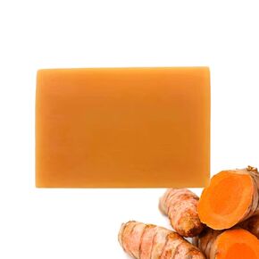 Turmeric and Kojic Acid Skin Brightening Soap All Natural Gentle Cleanser for All Skin Types. Fights Acne, Reduces Dark Spots & Fades Scars. Face & Body Cleanser for Men, Women & Teens. (1 soap bar)