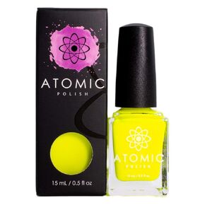 Neon Yellow Nail Polish - Creme Polish - Atomic Polish - Neon (Ne) Yellow - Free Shipping