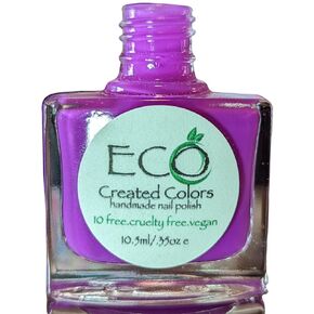 DON'T Worry Be PURPLE Neon Nail Polish 10 Free Cruelty Free Vegan