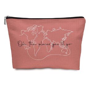 Oh the Places You'll Go Makeup Bag Gift, Graduation Gift For Her,