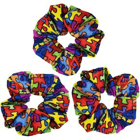 Autism Awareness Scrunchies (Pack of 3)