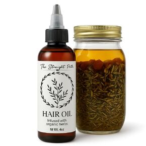 Superior Infused Hair Oil for Healthy, Nourished & Shiny Hair – Infused with Organic Herb, Natural Oil Blend for Repair, Growth & Hydration, Suitable for All Hair Types, Single Origin Oils