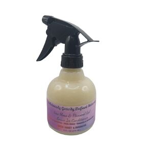 Sea Moss & Flaxseed Gel Leave-In Depermoner: Hydrates ، يضيف حجمًا ، تقلل من التجعد ، مثالي للتلف ، الضفائر ، Dreadlocs ، Bantu عقدة ، Wet & Go Look | الاحتفاظ بالرطوبة | صنع لجميع أنواع الشعر