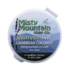 Shampoo Bar - Caribbean Coconut - Handmade with Natural Oils and Butters by Misty Mountain Soap Co.