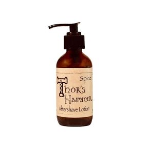 Spice Aftershave Balm, Thor's Hammer Spice Aftershave Lotion, Moisturizing and Cooling, 4 oz