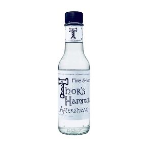 Fire and Ice Aftershave, Viking Aftershave, Thor's Hammer Fire and Ice, All Natural and Handmade 5 oz.