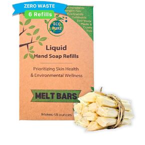 Zero Waste Liquid Hand Soap Refills - Eco-Friendly and Plastic Free - Real Plant Powered Ingredients! Moisturizing handsoap - Saving the Plant and your skin. Makes 48 ounces. Variety Pack