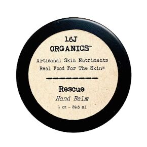 Moisturizing Ointment - Rescue 1 oz- Organic 100% Natural For Dry Hands, Feet, Cuticles - Handmade Of All Food Grade Ingredients - Purse Size