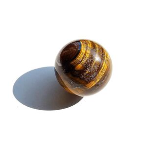 Tigers Eye Sphere - Ball - Large - Brown Gold - Home Décor - Energy - Chakra Healing
