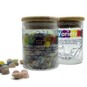 Variety Butter Bits lotion bars - Try all 7 varieties - Choose from 5 sizes (100 Bits & Jar)