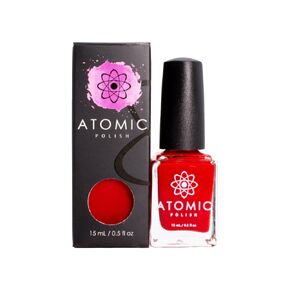 Oxygen (O) - Red Nail Polish