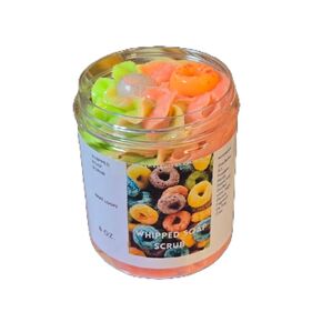 Fruit Loops Whipped Foaming Shea Butter Sugar Scrub. Exfoliating Body Wash & Scrub. All Natural Shea Butter Whipped Soap. Shaving Cream. (4 oz)