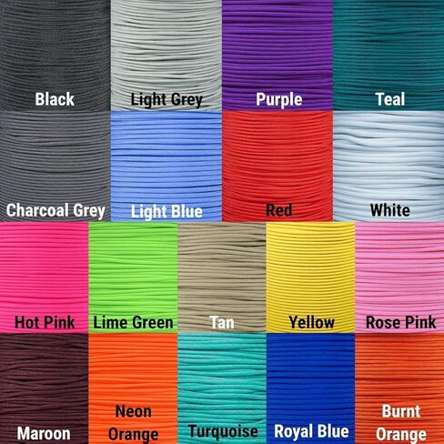 BubbasGarageTv - Large Heavy Duty Paracord Zipper Pulls (Red) in Kuwait