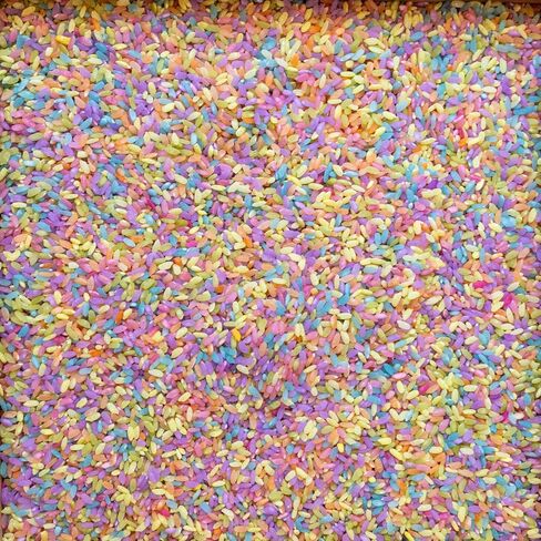 Rainbow Colored Rice, Sensory Rice, Colored Rice, Sensory Bin Filler, Sensory Filler (Bright Rainbow Sensory Rice, 4 CUPS) in Saudi Arabia
