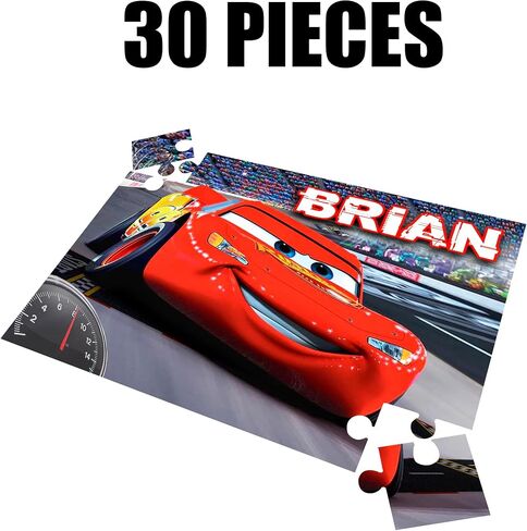 Movies Jigsaw Puzzle with Name - 30pcs (cars 2) in Saudi Arabia