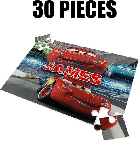 Movies Jigsaw Puzzle with Name - 30pcs (cars 2) in Saudi Arabia