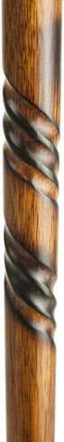 Carved Handmade Wooden Walking Cane - Twisted Walking Stick with Comfort Grip Handle - 36"Premium Carved Designer Lightweight Walking Cane For Men Women in Saudi Arabia
