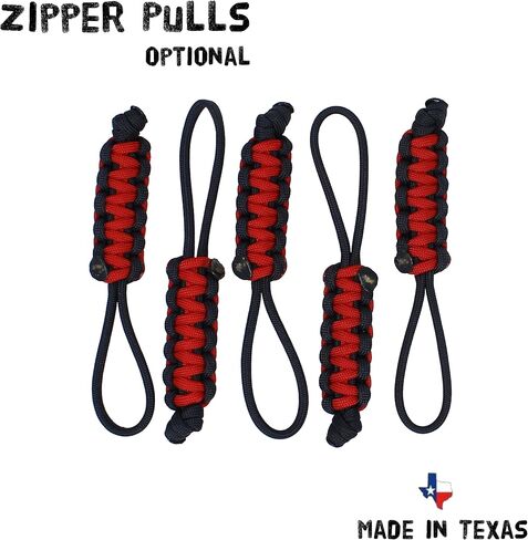 BubbasGarageTv - Kids Universal Paracord Headrest Grab Handles (Red) in Saudi Arabia