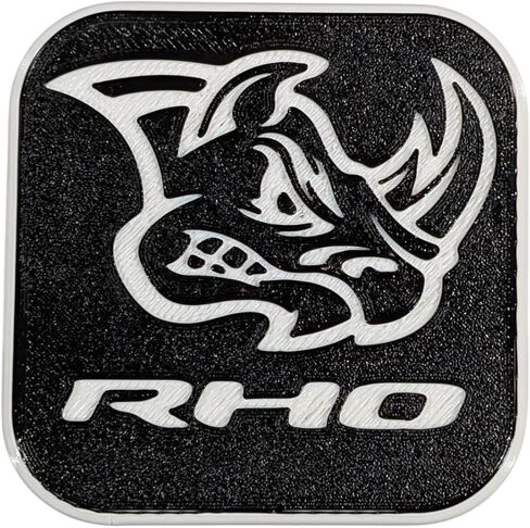 3 Boyz Printz Hitch Cover مخصص لشاحنة Rho أو جهاز استقبال سيارات الدفع الرباعي (تصميم جديد) (أبيض) in Kuwait