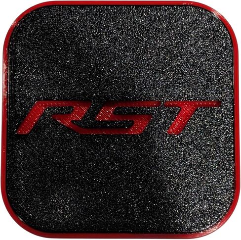 RST Hitch Cover Custom Made for your RST truck or SUV 2in Receiver (New and Improved Design)(Red) in Saudi Arabia