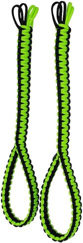 BubbasGarageTv - Kids Universal Paracord Headrest Grab Handles (Red) in Saudi Arabia