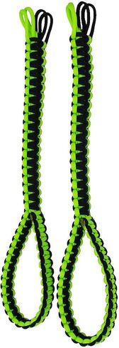 BubbasGarageTv - Kids Universal Paracord Headrest Grab Handles (Red) in Saudi Arabia