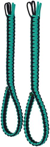 BubbasGarageTv - Kids Universal Paracord Headrest Grab Handles (Red) in Saudi Arabia