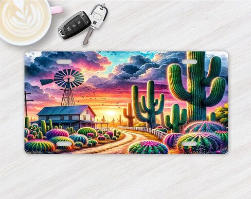 Vanity Decorative Front License Plate - Cute Car License Plate Made in the USA - Aluminum Metal Plate - Premium Quality Car Plate - Front Plate for Car (Not All Who Wander Are Lost Feather) in Saudi Arabia