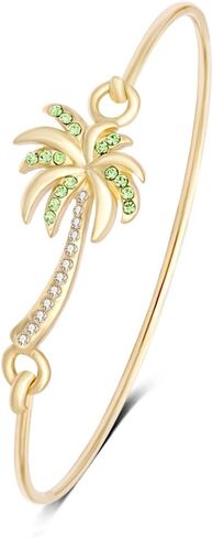 Beach Jewelry Palm Tree Bangle Bracelet Summer Style Hook Bangle in Saudi Arabia