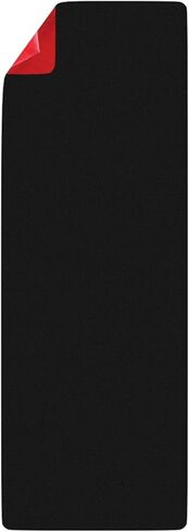 الجمال الخالد: Microfiber Rubber Yoga Mat | شغف نابض بالحياة وردة حمراء تزهر زهرة | Harmony Mind and Body Fitness Accessory 24 "× 68" in Kuwait