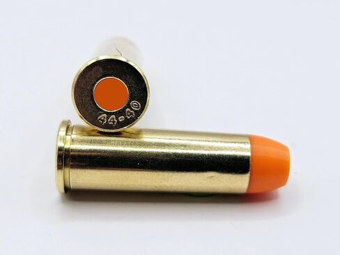 44-40 Winchester 44 WCF Snap Caps Dummy Training Rounds - مجموعة من 6 (Blue & Brass) in Saudi Arabia