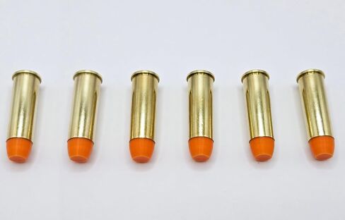 44-40 Winchester 44 WCF Snap Caps Dummy Training Rounds - مجموعة من 6 (Blue & Brass) in Saudi Arabia
