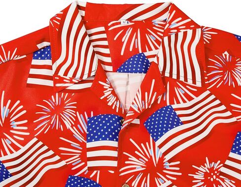 Hawaiian Shirt for Men Short Sleeve Beach Tropical Summer Vacation Shirt Casual Button Down Aloha Shirt Flowery Parrot XL in Kuwait