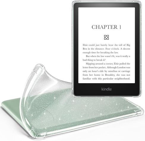 iDLEHANDS Clear Case for All-New Kindle Paperwhite 11th Gen 2021 & Signature Edition(6.8") - Lightweight, Scratch-Proof Silicone Back Cover in Saudi Arabia