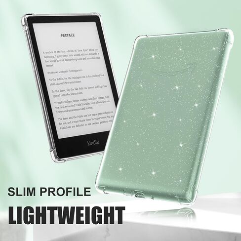 iDLEHANDS Clear Case for All-New Kindle Paperwhite 11th Gen 2021 & Signature Edition(6.8") - Lightweight, Scratch-Proof Silicone Back Cover in Saudi Arabia