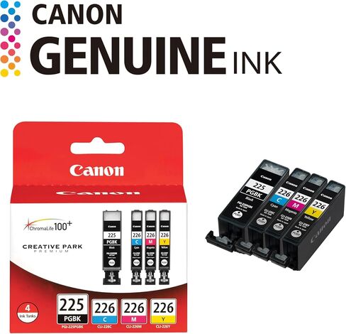 Canon PGI225/CLI226 Color Multi Pack Compatible to iP4820, MG5220, MG5120, MG6120, MG8120, MX882, iX6520, iP4920, MG5320, MG6220, MG8220, MX892 in Saudi Arabia