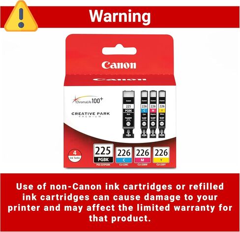 Canon PGI225/CLI226 Color Multi Pack Compatible to iP4820, MG5220, MG5120, MG6120, MG8120, MX882, iX6520, iP4920, MG5320, MG6220, MG8220, MX892 in Saudi Arabia