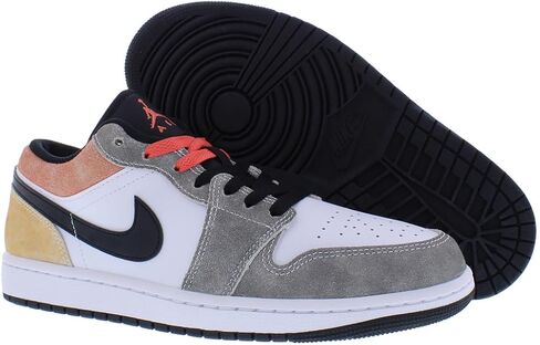 Jordan Nike Air 1 Low SE Flight Club Men's Shoes Black/Magic Ember/White/Sundial DX4334 008 - Size 13 in Saudi Arabia