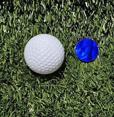 Magnetic, Pearlized Golf Ball Marker. 1 Inch. (Pearl, With Hat Clip) in Kuwait