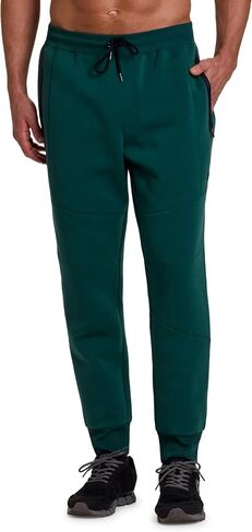RBX Active Men's Fleece Jogger with Bonded Pocket Black L in Saudi Arabia