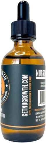 Premium Beard Growth Oil for Black Men –Thickens patchy beards, softens coarse hair & fights razor bumps with jojoba mint and tea-tree oils. 3-in-1 Beard scalp and face Moisturizer (2 oz.) in Saudi Arabia