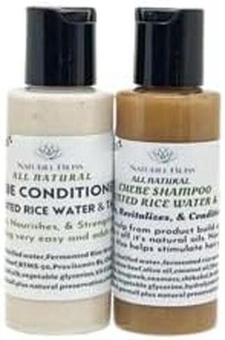 Sample Sizes|Schebe Fermented Rice Water & Tallow Shampoo and Conditioner Pack...Hair Growth Kit| Strengthens|Moisturizing|Restorative.. (Shampoo&Conditioner) in Kuwait