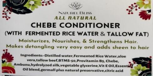 Sample Sizes|Schebe Fermented Rice Water & Tallow Shampoo and Conditioner Pack...Hair Growth Kit| Strengthens|Moisturizing|Restorative.. (Shampoo&Conditioner) in Kuwait