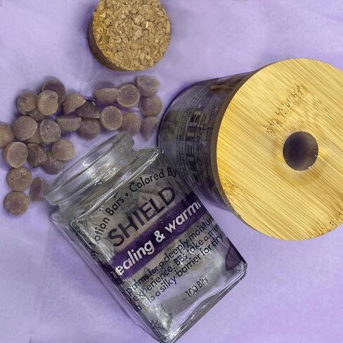 Cinnamon & Pepper lotion bars. Shield Butter Bits for dry skin. Single-serving hand cream. Organic. Vegan. Zero-waste (100JTB) in Saudi Arabia