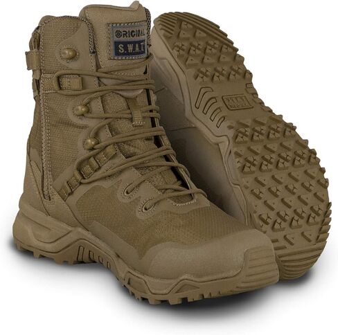 Original S.W.A.T. Alpha Fury 8" Side Zip Black 9 E - Wide in Saudi Arabia