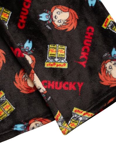 COCO BRANDS Chucky بنطال بيجامة رجالي مطبوع بالكامل مع حزام خصر مرن قابل للتعديل - ملابس نوم من الصوف الحريري in Saudi Arabia