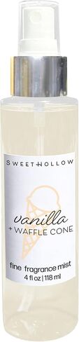 Sweethollow Vanilla + Waffle Cone Guid Erghs Mist ، رذاذ جسم العطور المعطر مع مكونات نظيفة ، رائحة الحلوى الحلوة ، مملوءة بالزيت الأساسي in Saudi Arabia